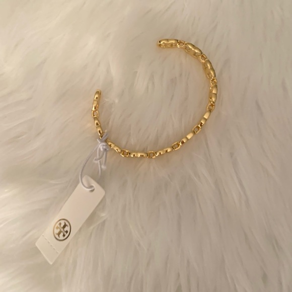 New tags Tory Burch gold cuff bracelet - Picture 9 of 10